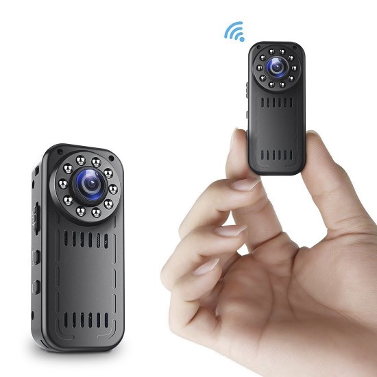 L16 1080P 2MP Lens wifi Camera 30FPS 2-Hour Recording 160°Wide Angle