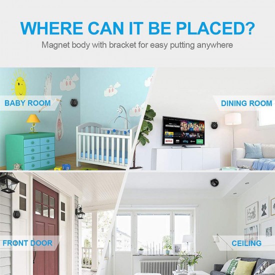 Baby Monitor Mini IP Camera Night Vision Wifi Camera Motion Detections Recorder IP Camera Remote Control PTZ Control Baby Monitor Mini IP Camera Night Vision Wifi Camera Motion Detections Recorder IP Camera Remote Control PTZ Control