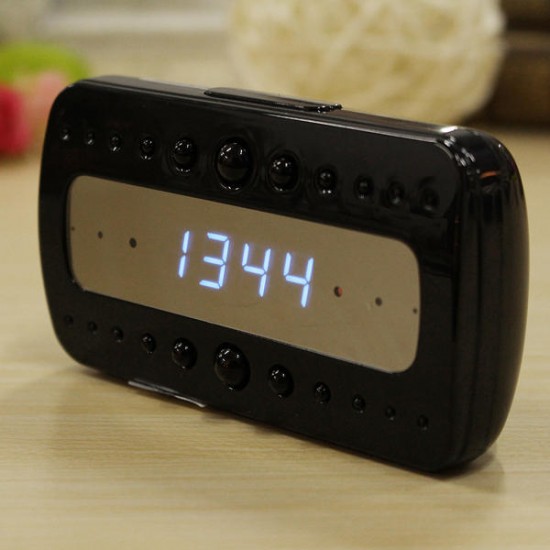 Wifi 1080P Night Vision Motion Detection Hidden Camera Alarm Clock