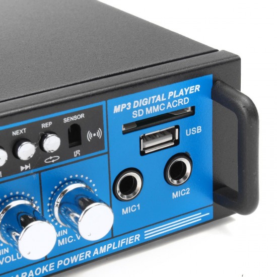 12V/220V 400W bluetooth Power Amplifier Audio Stereo Home Karaoke AMP FM Radio System 12V/220V 400W bluetooth Power Amplifier Audio Stereo Home Karaoke AMP FM Radio System