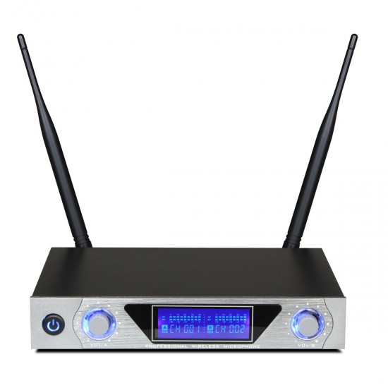 200-599 MHz Wireless Handheld Microphone System for Stage Karaoke KTV DJ 200-599 MHz Wireless Handheld Microphone System for Stage Karaoke KTV DJ