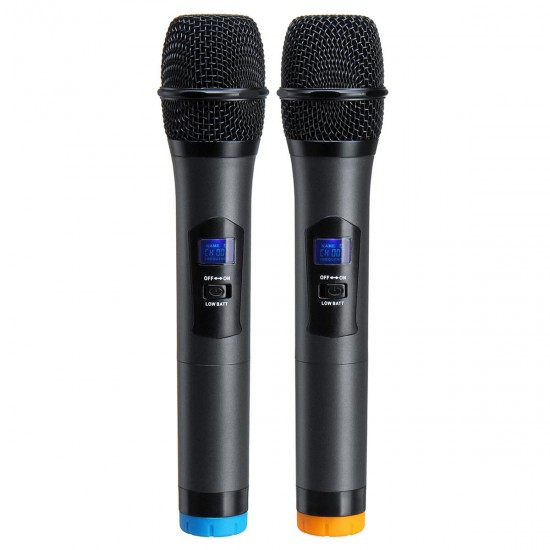200-599 MHz Wireless Handheld Microphone System for Stage Karaoke KTV DJ 200-599 MHz Wireless Handheld Microphone System for Stage Karaoke KTV DJ