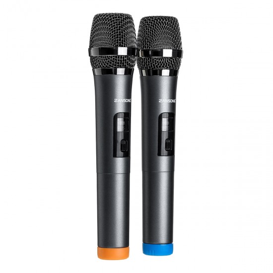 2PCS UHF Handheld LCD Wireless Karaoke KTV Party Studio Microphone Mic Receiver 2PCS UHF Handheld LCD Wireless Karaoke KTV Party Studio Microphone Mic Receiver