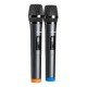 2PCS UHF Handheld LCD Wireless Karaoke KTV Party Studio Microphone Mic Receiver 2PCS UHF Handheld LCD Wireless Karaoke KTV Party Studio Microphone Mic Receiver