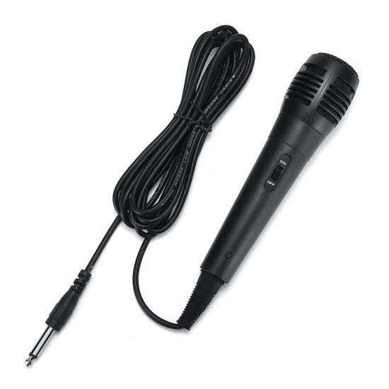 2Pcs PM-183 6.5MM Handheld Wired Dynamic Karaoke Microphone