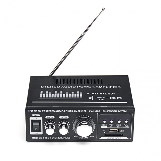 360W 110V/12V bluetooth Audio Stereo FM 2CH Amplifier Car Home USB SD MP3 US 360W 110V/12V bluetooth Audio Stereo FM 2CH Amplifier Car Home USB SD MP3 US