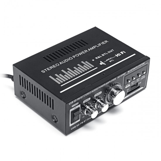 360W 110V/12V bluetooth Audio Stereo FM 2CH Amplifier Car Home USB SD MP3 US 360W 110V/12V bluetooth Audio Stereo FM 2CH Amplifier Car Home USB SD MP3 US