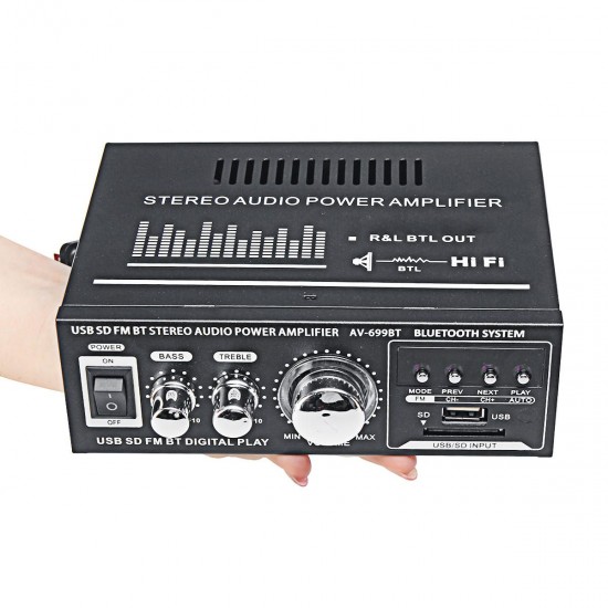 360W 110V/12V bluetooth Audio Stereo FM 2CH Amplifier Car Home USB SD MP3 US 360W 110V/12V bluetooth Audio Stereo FM 2CH Amplifier Car Home USB SD MP3 US