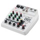 4 Channel Audio Mixer Bluetooth USB Stereo Studio Sound Mixing Console Digital