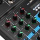 4 Channel Audio Mixer bluetooth USB Mixing Console Professional Stage Power Amplifier