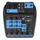 4 Channel Professional Audio Mixing Console USB bluetooth Music Stereo Mixer 4 Channel Professional Audio Mixing Console USB bluetooth Music Stereo Mixer