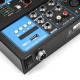 4 Channel bluetooth Professional Audio Mixer DJ Mic Mixing Console EU US Plug
