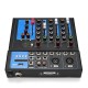 4 Channel bluetooth Professional Audio Mixer DJ Mic Mixing Console EU US Plug