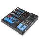 4 Channel bluetooth Professional Audio Mixer DJ Mic Mixing Console EU US Plug