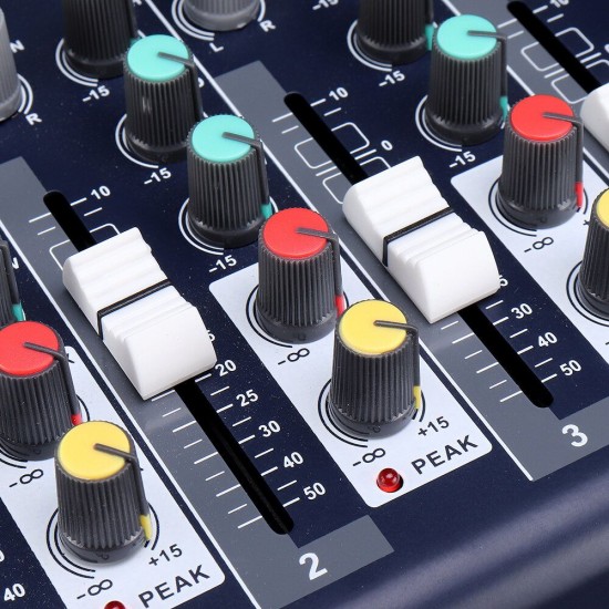 7 Channel DJ Audio Mixer bluetooth USB Reverb Effect Mixing Console Amplifier for Tiktok Youtube Live Broadcast Studio Karaoke DJ 7 Channel DJ Audio Mixer bluetooth USB Reverb Effect Mixing Console Amplifier for Tiktok Youtube Live Broadcast Studio Karaoke DJ