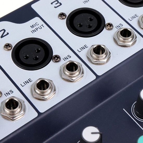 7 Channel DJ Audio Mixer bluetooth USB Reverb Effect Mixing Console Amplifier for Tiktok Youtube Live Broadcast Studio Karaoke DJ 7 Channel DJ Audio Mixer bluetooth USB Reverb Effect Mixing Console Amplifier for Tiktok Youtube Live Broadcast Studio Karaoke DJ
