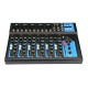 7 Channel bluetooth Professional Audio Mixer Mixing Console for Performance Stage Wedding Speech Broadcast
