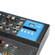 7 Channel bluetooth Professional Audio Mixer Mixing Console for Performance Stage Wedding Speech Broadcast