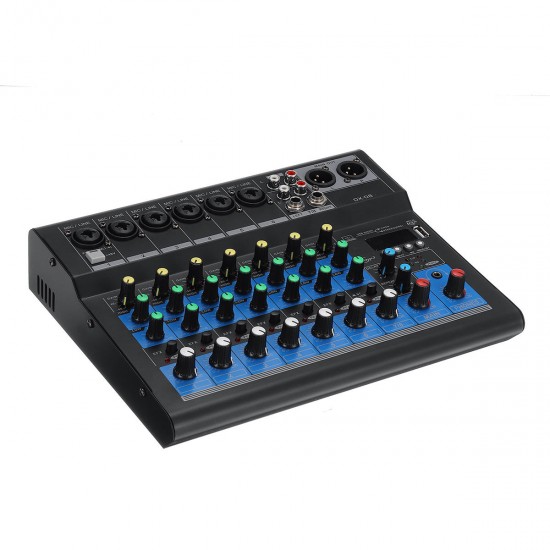 8 Channel 48V bluetooth Digital Microphone Sound Mixing Console Powerful Professional Karaoke Audio Mixer Amplifier 8 Channel 48V bluetooth Digital Microphone Sound Mixing Console Powerful Professional Karaoke Audio Mixer Amplifier