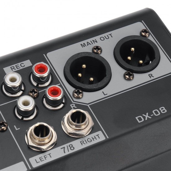 8 Channel 48V bluetooth Digital Microphone Sound Mixing Console Powerful Professional Karaoke Audio Mixer Amplifier 8 Channel 48V bluetooth Digital Microphone Sound Mixing Console Powerful Professional Karaoke Audio Mixer Amplifier