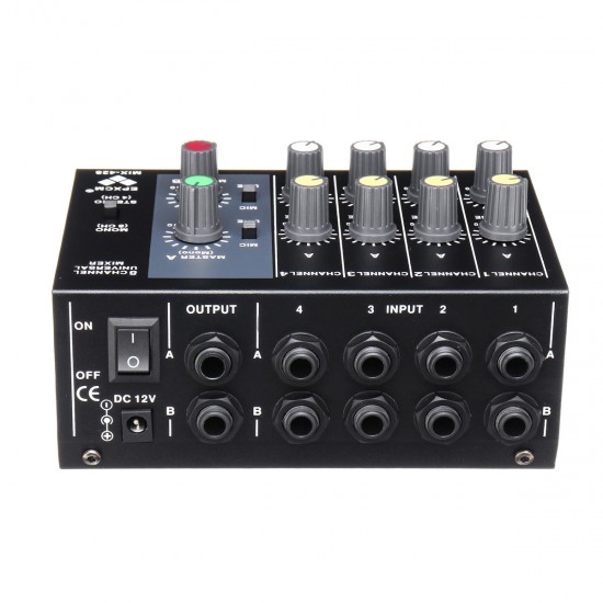 8 Channel Professional Mixing Console Digital Instrument Mic Stereo Audio Sound Mixer with for Karaoke