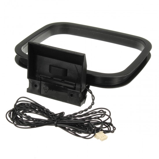 AM-3P AM FM Loop Antenna With 3-pin Mini Connector For Home Audio Theater Systems Amplifier AM-3P AM FM Loop Antenna With 3-pin Mini Connector For Home Audio Theater Systems Amplifier