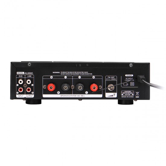 AV-505AT 110-220V bluetooth Home Power Amplifier Audio Stereo AMP Mixer USB FM AV-505AT 110-220V bluetooth Home Power Amplifier Audio Stereo AMP Mixer USB FM