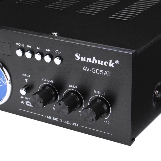 AV-505AT 110-220V bluetooth Home Power Amplifier Audio Stereo AMP Mixer USB FM AV-505AT 110-220V bluetooth Home Power Amplifier Audio Stereo AMP Mixer USB FM