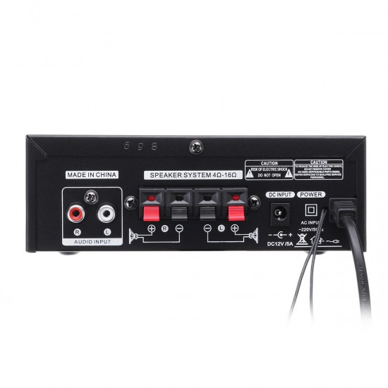 AV-699BT 400W 2CH bluetooth Home HiFi Stereo Power Amplifier Support USB Memory Card FM Radio 220V AV-699BT 400W 2CH bluetooth Home HiFi Stereo Power Amplifier Support USB Memory Card FM Radio 220V