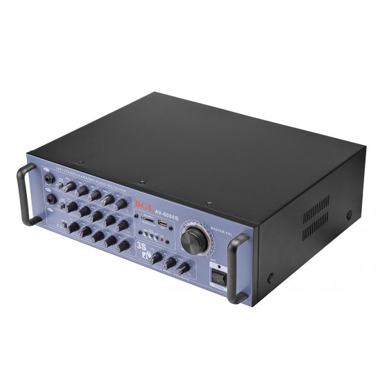 AV-6080B 150W+150W Amplifier Support 2 Microphone Memory Card USB AV-6080B 150W+150W Amplifier Support 2 Microphone Memory Card USB