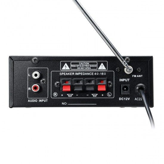 BT-118 bluetooth 2x10W Bass HIFI Lossless Amplifier 220V EU With Remote Control Support FM Memory Card USB Microphone BT-118 bluetooth 2x10W Bass HIFI Lossless Amplifier 220V EU With Remote Control Support FM Memory Card USB Microphone
