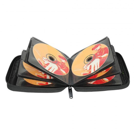 Y32E 32Pcs Disc Protective Storage Bag Wallet for DVD CD Disc