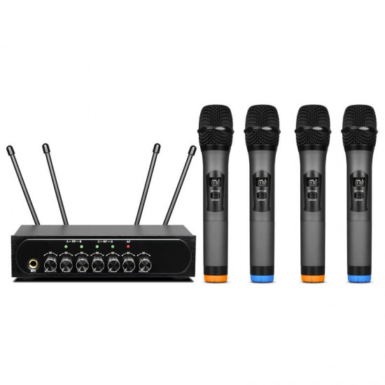 S-1400 Microphone System Built-in Tuning Reverb bluetooth Wireless Handheld Microphone for Karaoke KTV Stage