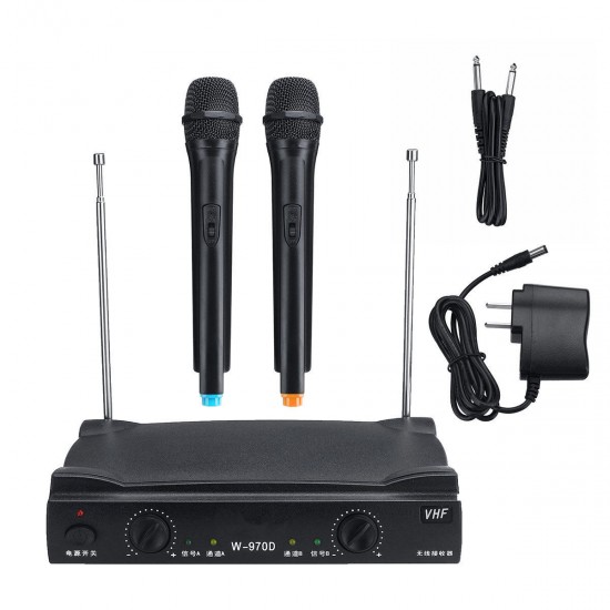 W-970D VHF Wireless Handheld Microphone System for Stage KTV Speech Meeting