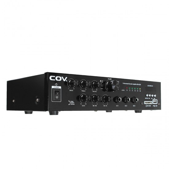 COV 2x150W bluetooth 4.0 Bass HIFI Professional Amplifier Support Microphone USB Memory Card