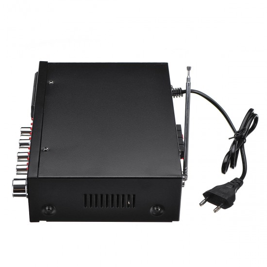 DC 12V AC 220V LCD bluetooth Power Amplifier MP3 Aux in FM Radio With Remote DC 12V AC 220V LCD bluetooth Power Amplifier MP3 Aux in FM Radio With Remote