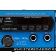 DC 12V AC 220V LCD bluetooth Power Amplifier MP3 Aux in FM Radio With Remote