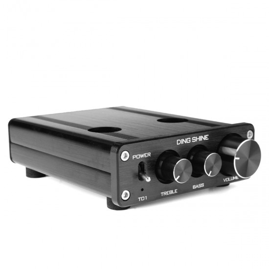 HiFi Digital 6J1 Vacuum Tube Treble Bass Mini Stereo Audio DAC Pre Amplifier