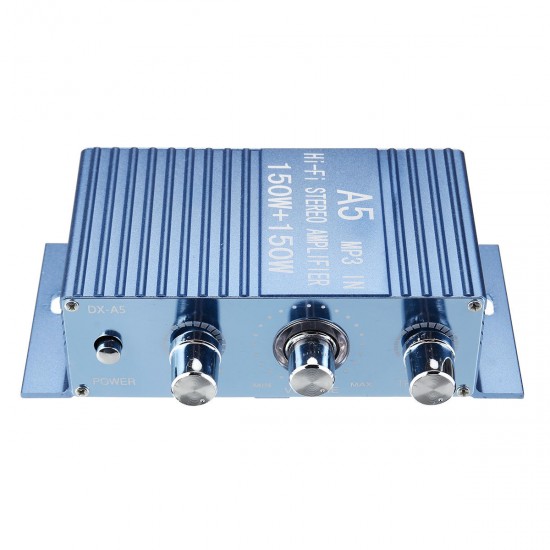 DX-A5 DC 12V 2.0 Channel Amplifier Speaker Music Player for PC Computer for Car DX-A5 DC 12V 2.0 Channel Amplifier Speaker Music Player for PC Computer for Car