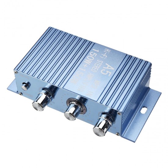 DX-A5 DC 12V 2.0 Channel Amplifier Speaker Music Player for PC Computer for Car DX-A5 DC 12V 2.0 Channel Amplifier Speaker Music Player for PC Computer for Car