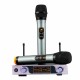 Dual Channel VHF Handheld Wireless Microphone ReceiverAdjustable Volume Control Two Cordless LCD Handheld Noise Reduction Mics Dual Channel VHF Handheld Wireless Microphone ReceiverAdjustable Volume Control Two Cordless LCD Handheld Noise Reduction Mics