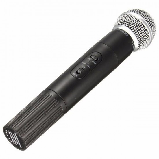 Dual Handheld VHF Wireless Radio Microphone With Receiver For KTV Music Dual Handheld VHF Wireless Radio Microphone With Receiver For KTV Music