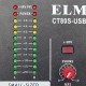 EL M CT80S 8 Channel Live Studio 48V Phantom Audio Mixer Mixing Console for DJ KTV Karaoke