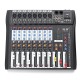 EL M CT80S 8 Channel Live Studio 48V Phantom Audio Mixer Mixing Console for DJ KTV Karaoke