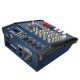 EL M PMX402D-USB 48V 4 Channel USB KTV Karaoke Audio Stage Mixer With Power Amplifier