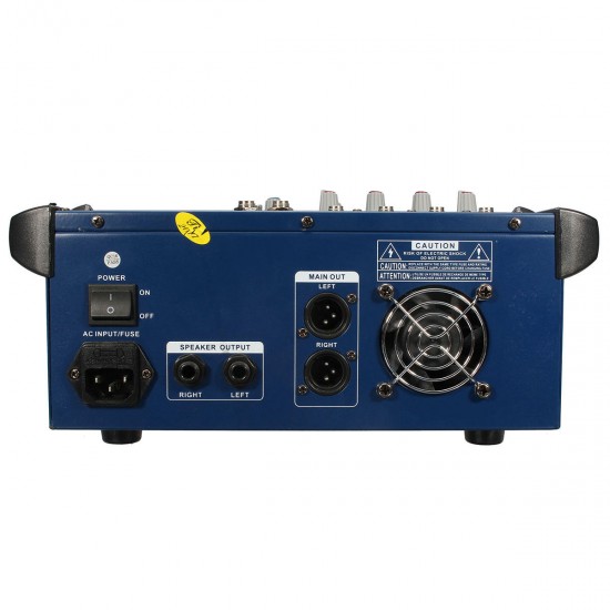 EL M PMX402D-USB 48V 4 Channel USB KTV Karaoke Audio Stage Mixer With Power Amplifier