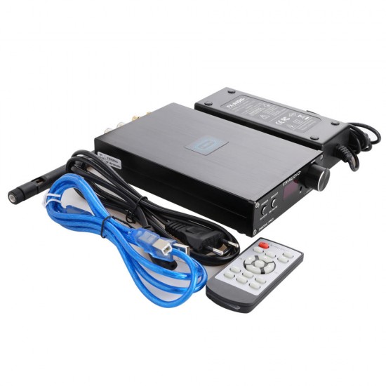 D802C PRO Wireless bluetooth 4.2 Support NFC USB AUX Optical Coaxial Pure Digital Audio Amplifier 24Bit 192Khz