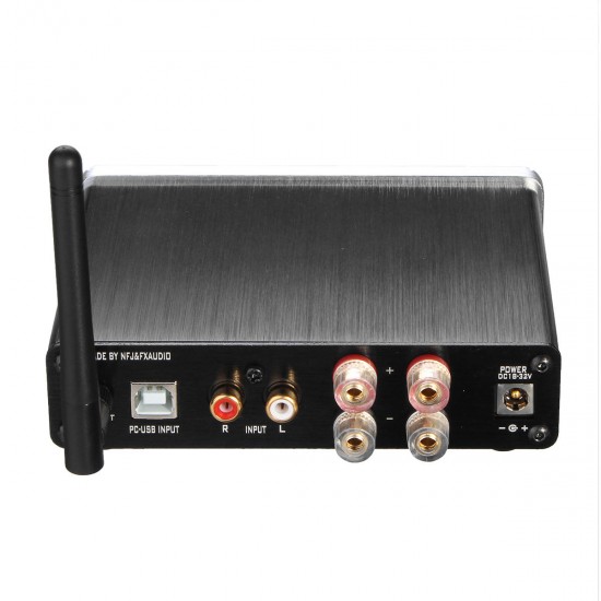 Home Amplifier 220v DC 32V 4OHM 2CH bluetooth 4.0 Stereo Amplifier with Remote Control Support USB Disk SD Card APE FLAC