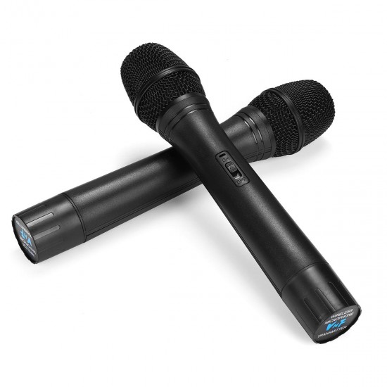 V-2 Dual Wireless Handheld VHF Microphone System LCD Display Mic Karaoke KTV Microphones Upgrade V-2 Dual Wireless Handheld VHF Microphone System LCD Display Mic Karaoke KTV Microphones Upgrade