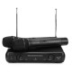 V-2 Dual Wireless Handheld VHF Microphone System LCD Display Mic Karaoke KTV Microphones Upgrade